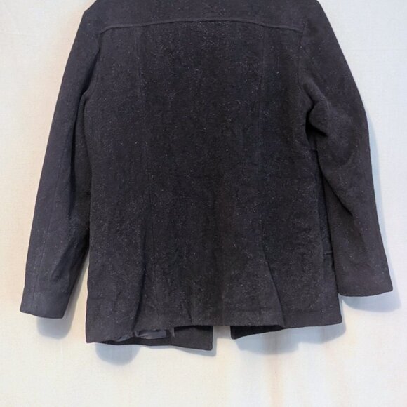 Black Sakura winter jacket, size Large - Picture 4 of 7